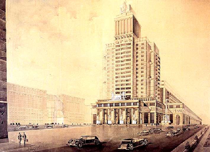 Архитектура Москвы 30-х - 40-х годов. Неосуществленные проекты